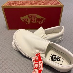• BRAND NEW white vans